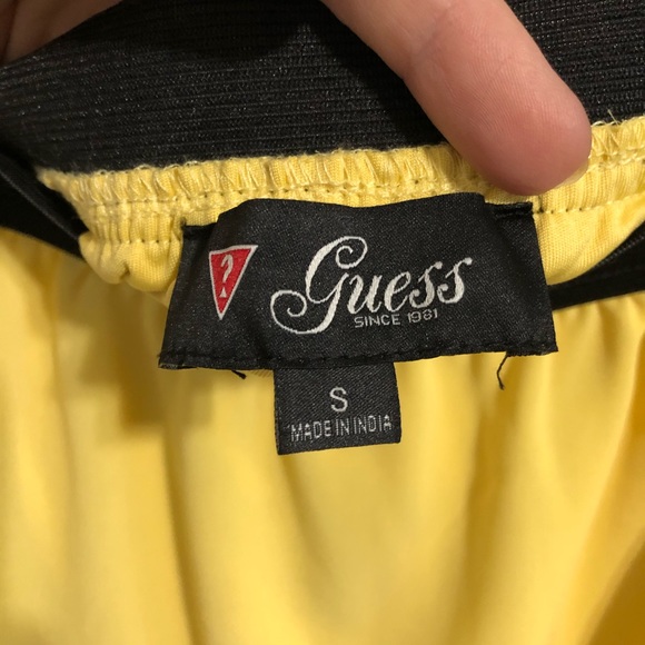 Yellow Guess High Low Skirt - Picture 5 of 7